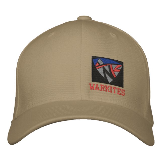 Gorra Bordada el panel Warkites-izquierdo (Anverso)