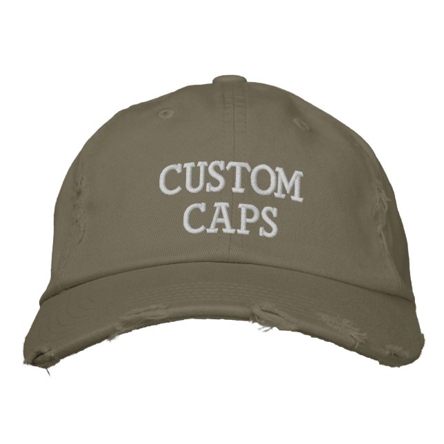 Gorra Bordada El personalizado personalizó el espacio en blanco (Anverso)