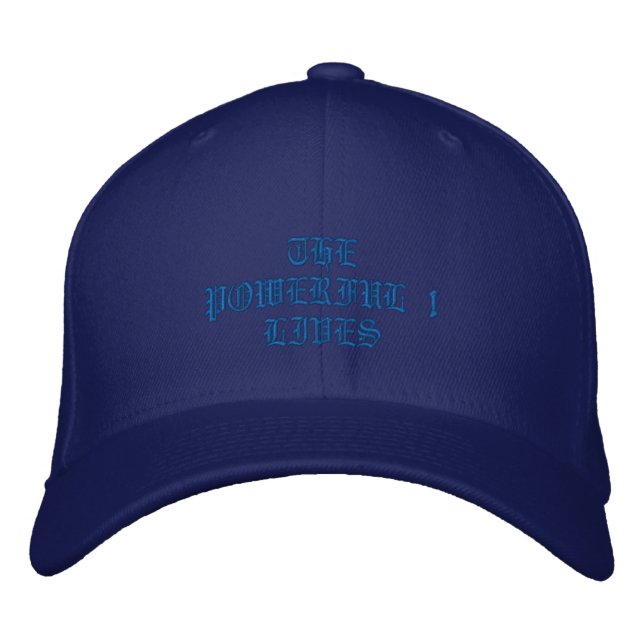 Gorra Bordada EL PODEROSO 1 VIDA+++Gorra BORRADO (Anverso)