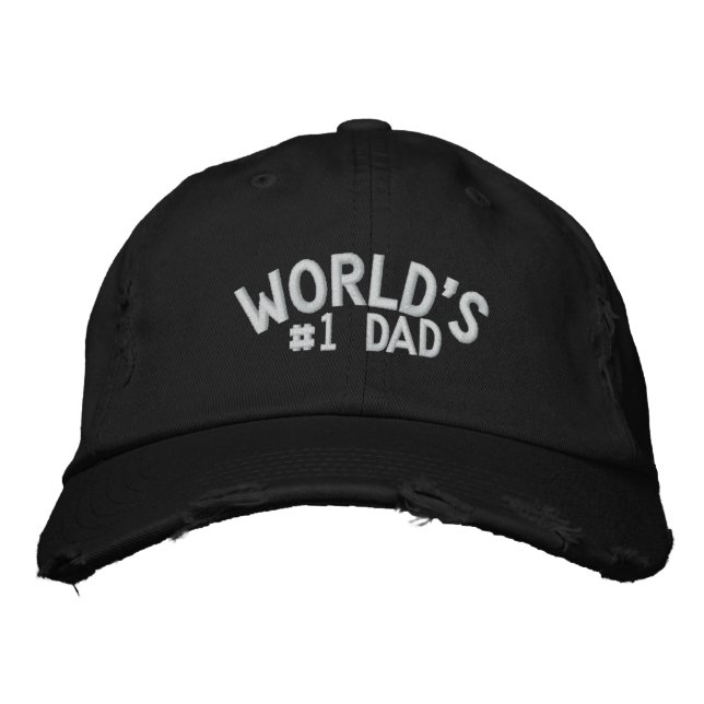 Gorra Bordada El primer papá del mundo (Anverso)