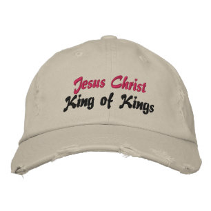 Gorra Bordada El Rey de Jesucristo de los Reyes