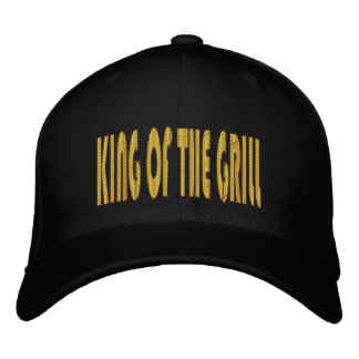 Gorra Bordada El rey de la cápsula borrosa de la parrilla