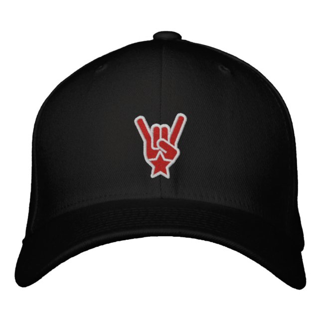 Gorra Bordada El Rótulo Rock (Anverso)
