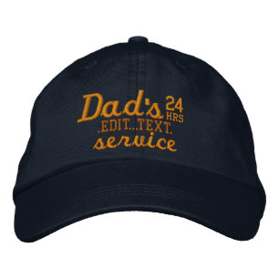 Gorra Bordada ¡El servicio de Personalizable 24 HRS de papá tien
