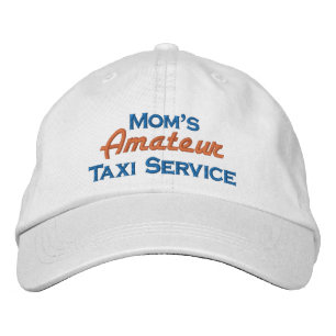 Gorra Bordada El servicio de taxis amateur de mamá