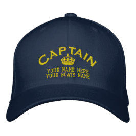 Gorra Bordada El yate de los marineros captains la navegación