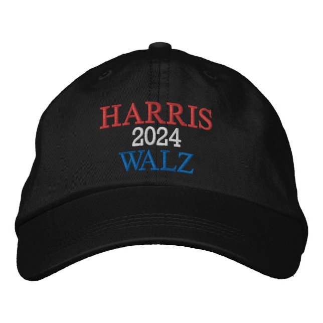 Gorra Bordada Elecciones Harris Walz 2024 (Anverso)