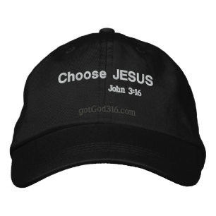 Gorra Bordada Elegir JESUS gotGod316.com Lana