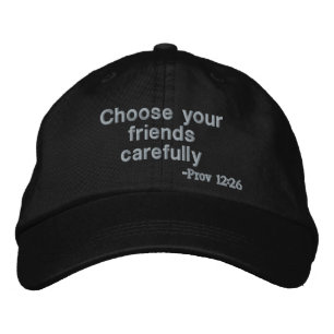 Gorra Bordada Elige a tus amigos