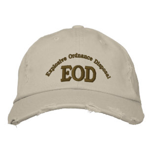 Gorra Bordada Eliminación de artefactos explosivos, EOD