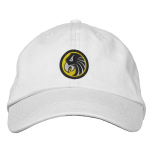Gorra Bordada Emblema de cabeza de halcón