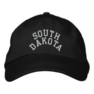 Gorra Bordada Embrodado del estado de Dakota del Sur