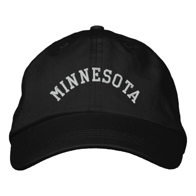 Gorra Bordada Embrodado del estado de Minnesota (Anverso)