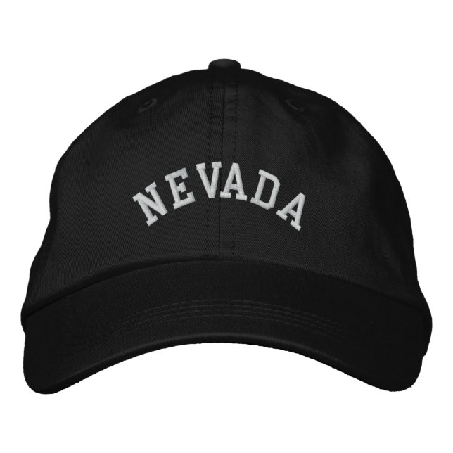 Gorra Bordada Embrodado del estado de Nevada (Anverso)