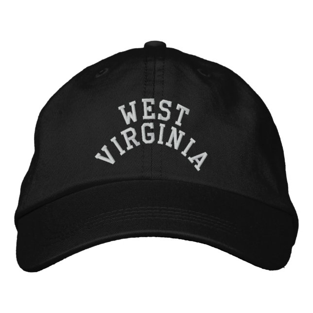 Gorra Bordada Embrodado del estado de Virginia Occidental (Anverso)