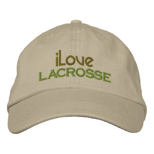 Gorra Bordada Embroidado I Love Lacrosse Cap