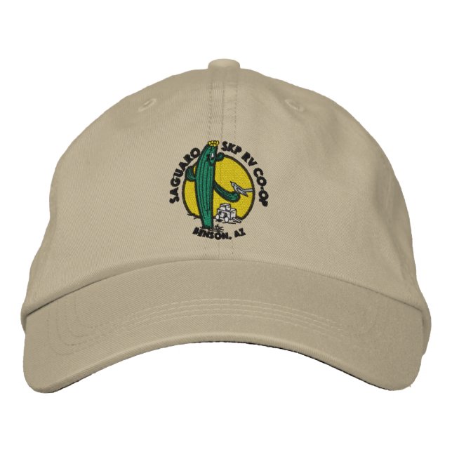 Gorra Bordada Embroidered Hat - Khaki (Anverso)