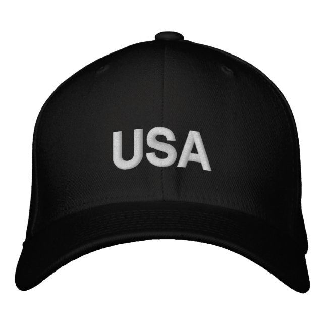 Gorra Bordada Embroidered USA Design Adjustable Baseball Cap (Anverso)
