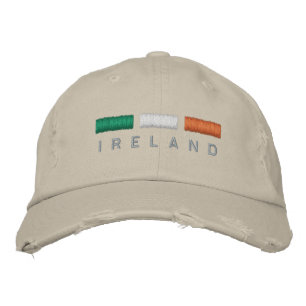 Gorra Bordada Embroidery de bandera de Irlanda