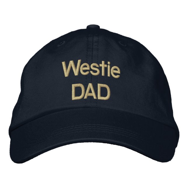 Gorra Bordada Embroidery Westie DAD (Anverso)