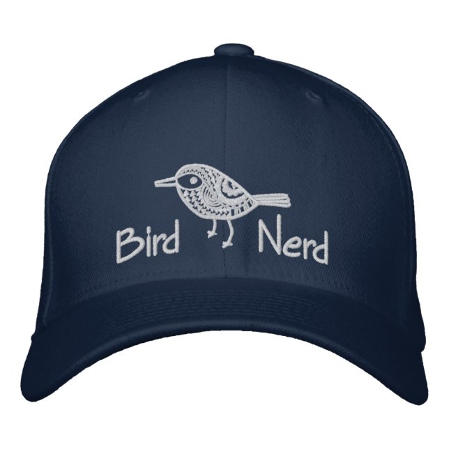 Gorra Bordada Empollón del pájaro [bordado] (Anverso)