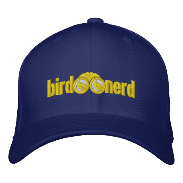 Gorra Bordada Empollón del pájaro [bordado] (Anverso)