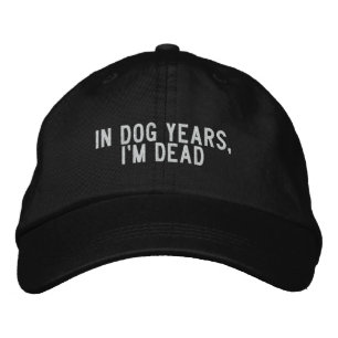 Gorra Bordada En años de perros, estoy muerto