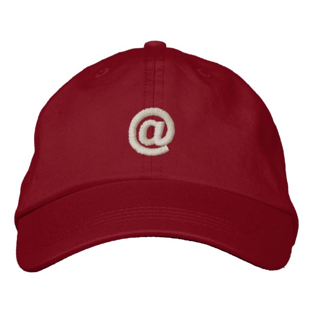 Gorra Bordada En el Rótulo (Anverso)