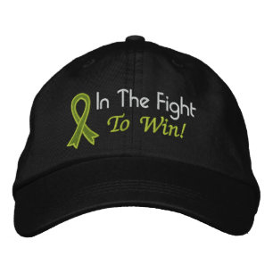 Gorra Bordada En La Lucha Por Ganar - Linfoma