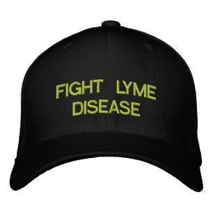 GORRA BORDADA ENFERMEDAD DE LYME DE LUCHA