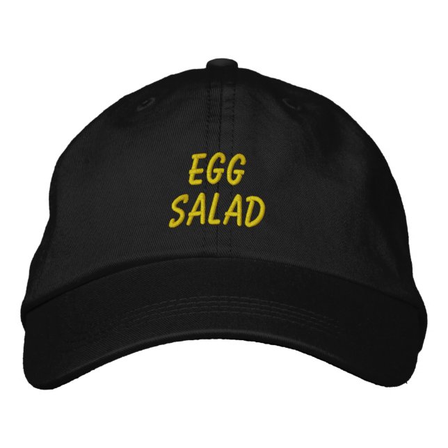 Gorra Bordada Ensalada De Huevo Divertida Para Ama (Anverso)