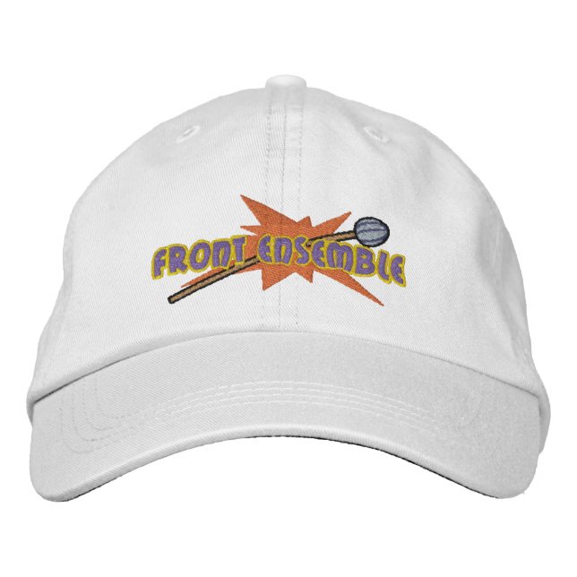 Gorra Bordada Ensamblado frontal de alimentación (Anverso)
