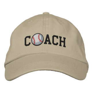 Gorra Bordada Entrenador de béisbol