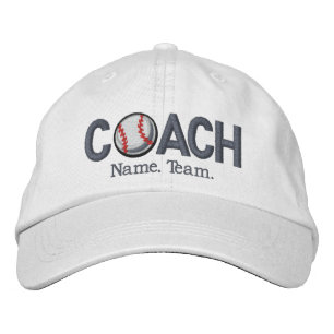 Gorra Bordada Entrenador de béisbol personalizado