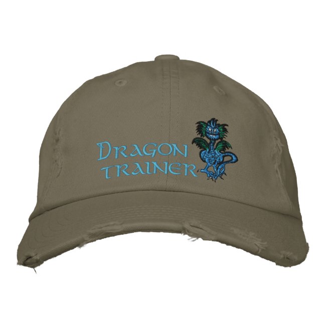 Gorra Bordada Entrenador de dragones (Anverso)
