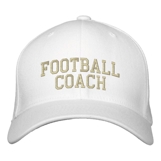 Gorra Bordada Entrenador de fútbol (Anverso)
