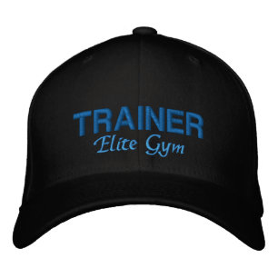 Gorra Bordada Entrenador de gimnasio
