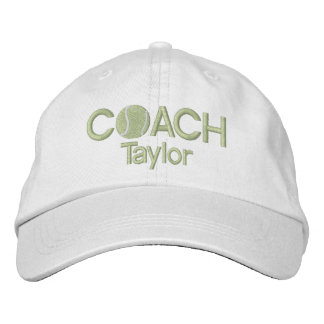 Gorra Bordada Entrenador de Tenis Personalizado