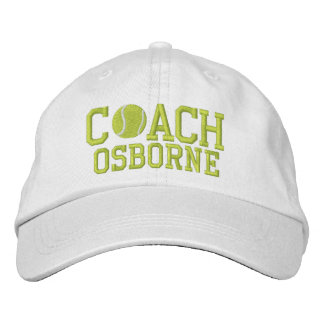 Gorra Bordada Entrenador de tenis personalizado