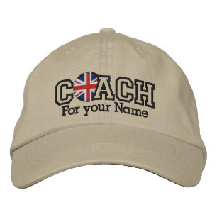 Gorra Bordada Entrenador personalizado con su nombre