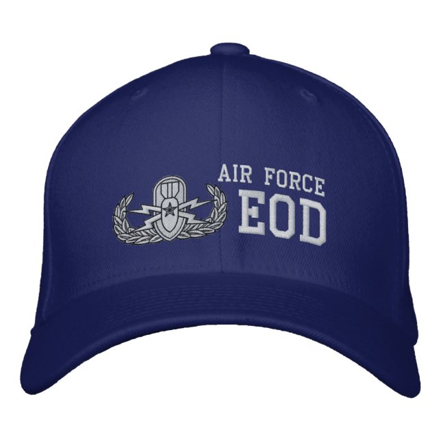 Gorra Bordada EOD de la Fuerza Aérea (Anverso)