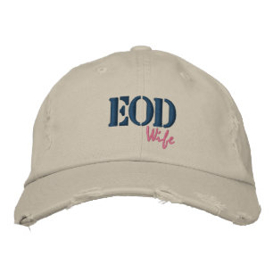 Gorra Bordada EOD, esposa