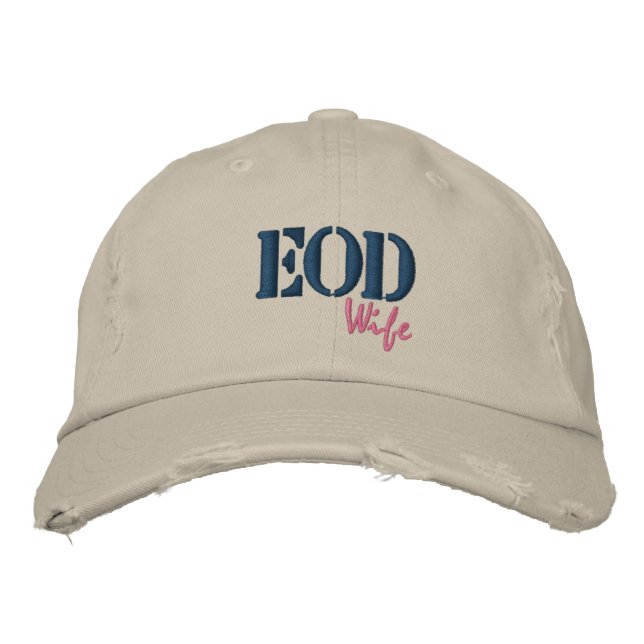 Gorra Bordada EOD, esposa (Anverso)