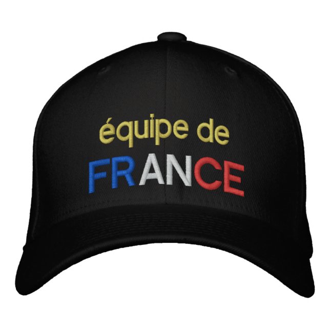 Gorra Bordada equipe de FRANCE - FLEXFIT (Anverso)