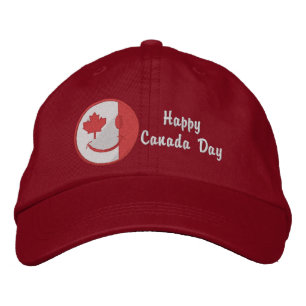 Gorra Bordada Equipo canadiense Happy Face Eh