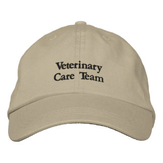 Gorra Bordada Equipo de Atención Veterinaria