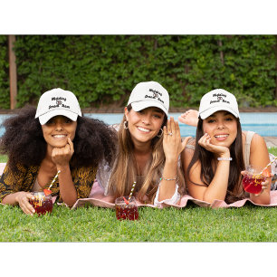 Gorra Bordada Equipo de Ensueño de Boda, Novia, Despedida de Sol