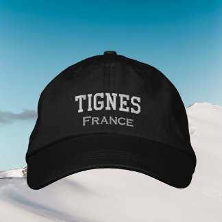 Gorra Bordada Equipo de esquí de Tignes France para vacaciones d