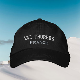 Gorra Bordada Equipo de esquí Val Thorens France para las vacaci