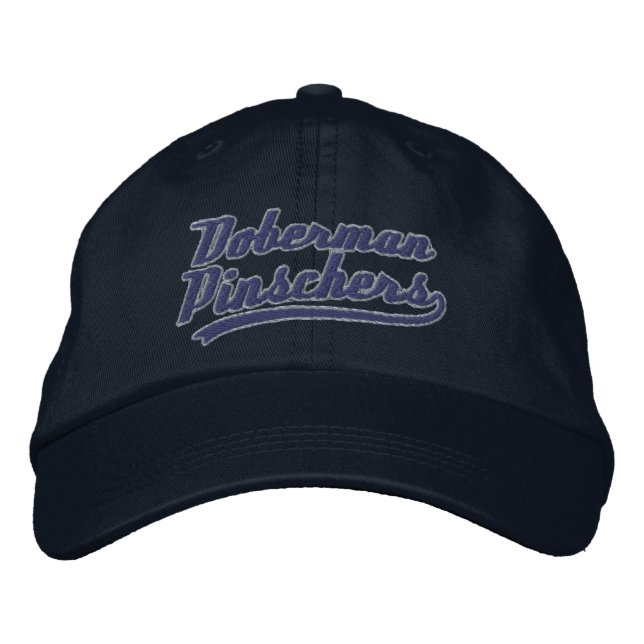Gorra Bordada Equipo Doberman Pinschers (Anverso)
